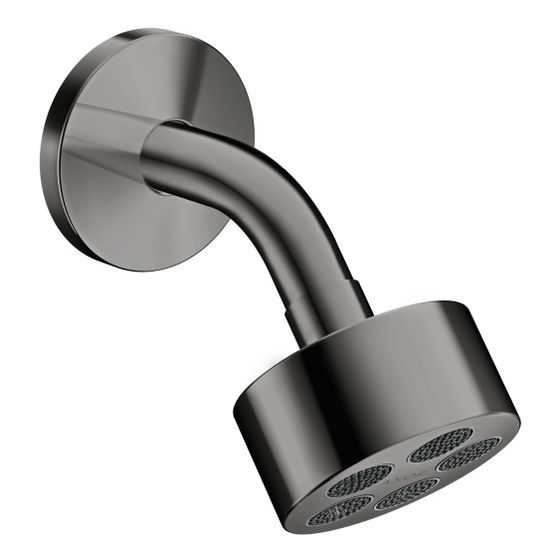 Hansgrohe AXOR One Kopfbrause 75mm, 8,7l/min, 1jet EcoSmart, Brausearm, Polished Black Chrome