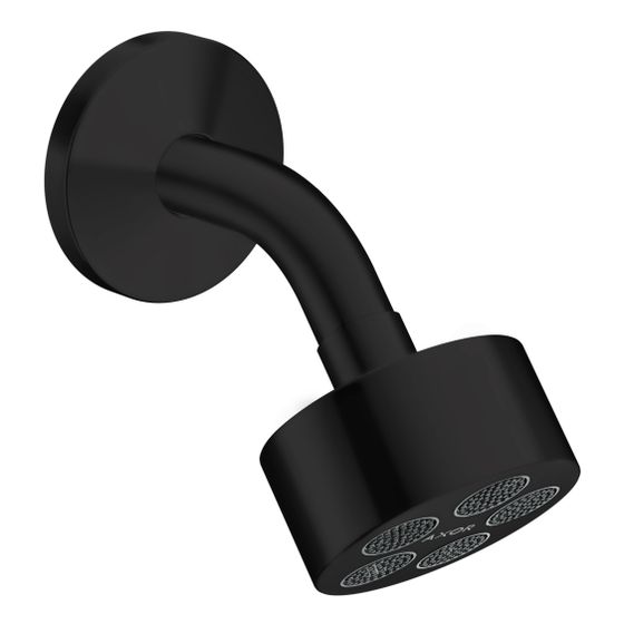 Hansgrohe AXOR One Kopfbrause 75mm, 8,7l/min, 1jet EcoSmart, Brausearm, Mattschwarz