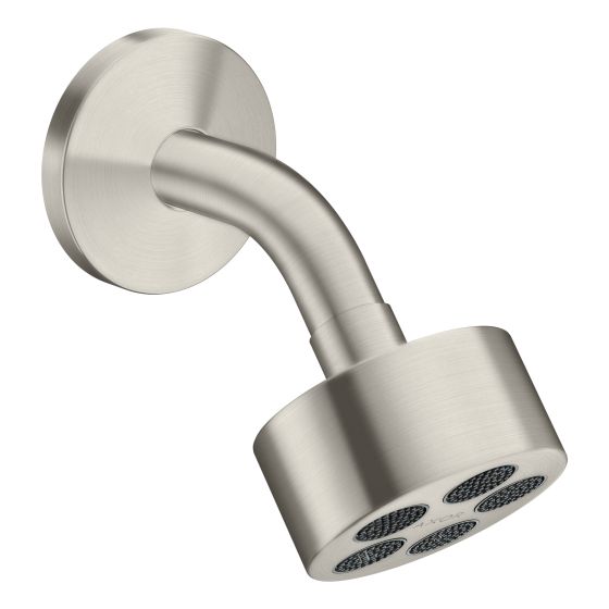 Hansgrohe AXOR One Kopfbrause 75mm, 8,7l/min, 1jet EcoSmart, Brausearm, Edelstahl Optic