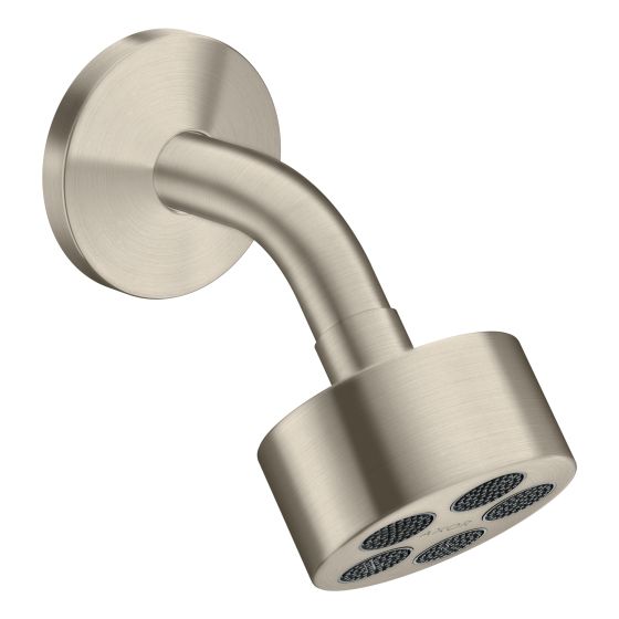 Hansgrohe AXOR One Kopfbrause 75mm, 8,7l/min, 1jet EcoSmart, Brausearm, Brushed Nickel
