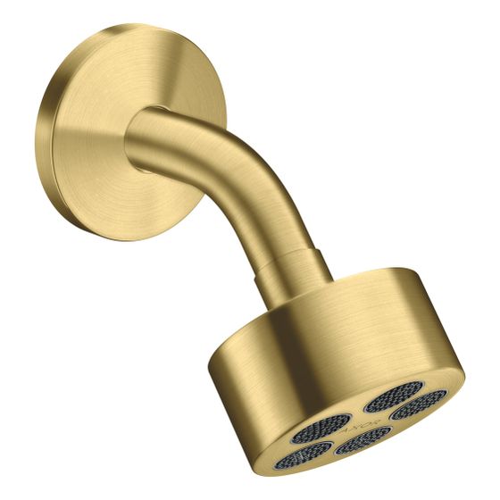 Hansgrohe AXOR One Kopfbrause 75mm, 8,7l/min, 1jet EcoSmart, Brausearm, Brushed Brass