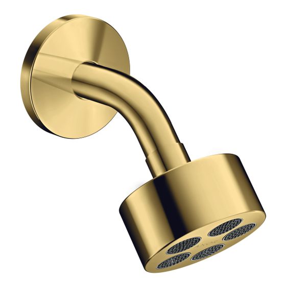 Hansgrohe AXOR One Kopfbrause 75mm, 8,7l/min, 1jet EcoSmart, Brausearm, Polished Gold Optic