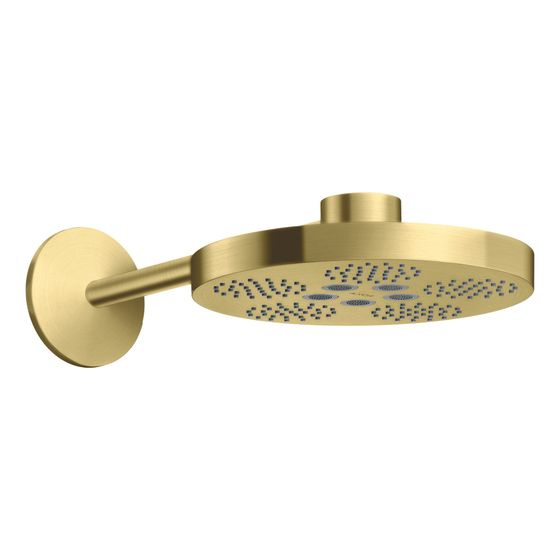 Hansgrohe AXOR One Kopfbrause 280mm, 18,1l/min, 2jet, Brausearm, Brushed Brass