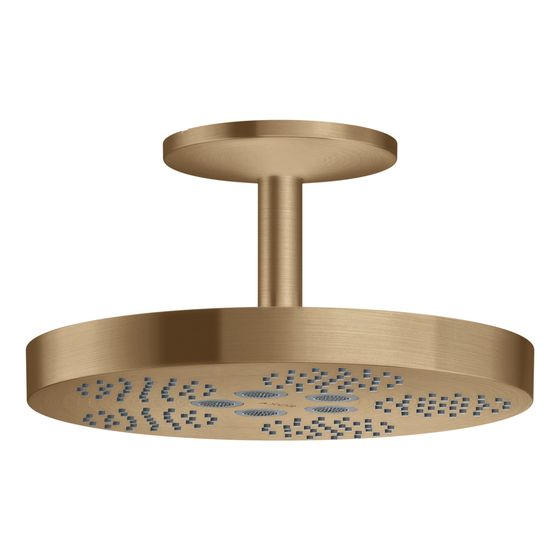 Hansgrohe AXOR One Kopfbrause 280mm, 12,2l/min, 1jet, Deckenanschluss, Brushed Bronze