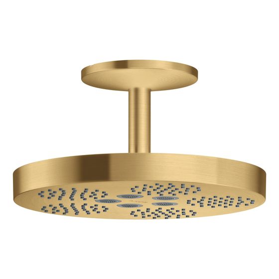 Hansgrohe AXOR One Kopfbrause 280mm, 12,2l/min, 1jet, Deckenanschluss, Brushed Gold Optic