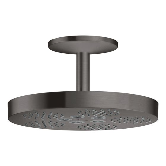 Hansgrohe AXOR One Kopfbrause 280mm, 12,2l/min, 1jet, Deckenanschluss, Brushed Black Chrome