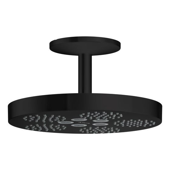 Hansgrohe AXOR One Kopfbrause 280mm, 12,2l/min, 1jet, Deckenanschluss, Mattschwarz