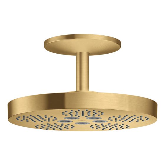 Hansgrohe AXOR One Kopfbrause 280mm, 18,1l/min, 2jet, Deckenanschluss, Brushed Gold Optic