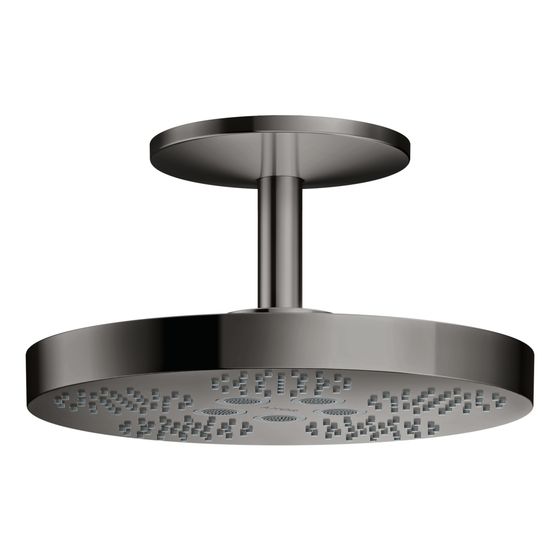 Hansgrohe AXOR One Kopfbrause 280mm, 18,1l/min, 2jet, Deckenanschluss, Polished Black Chrome