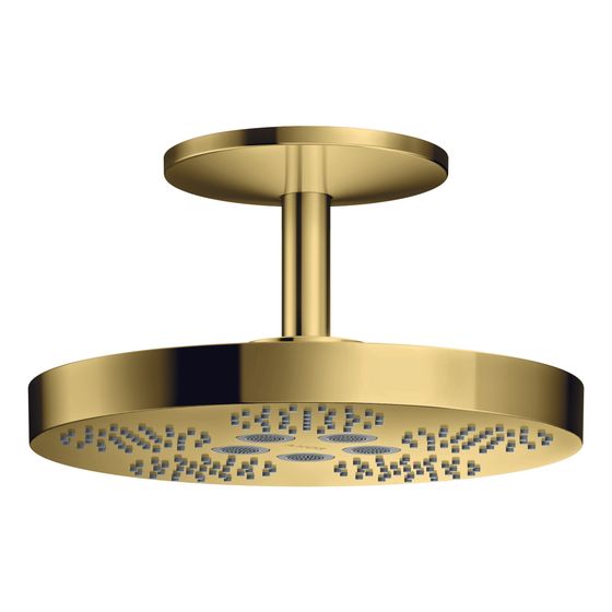 Hansgrohe AXOR One Kopfbrause 280mm, 18,1l/min, 2jet, Deckenanschluss, Polished Gold Optic