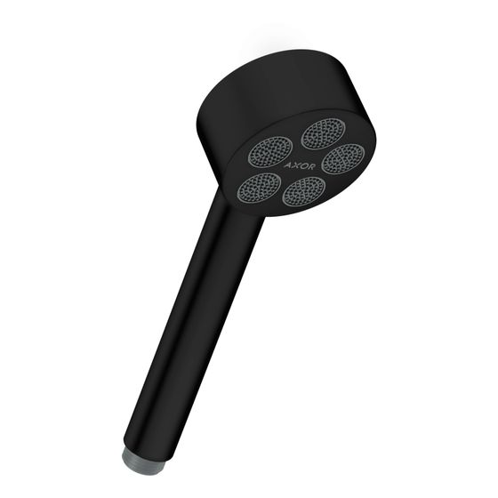 Hansgrohe AXOR One Handbrause 75mm, 9,1l/min, 1jet EcoSmart, Mattschwarz