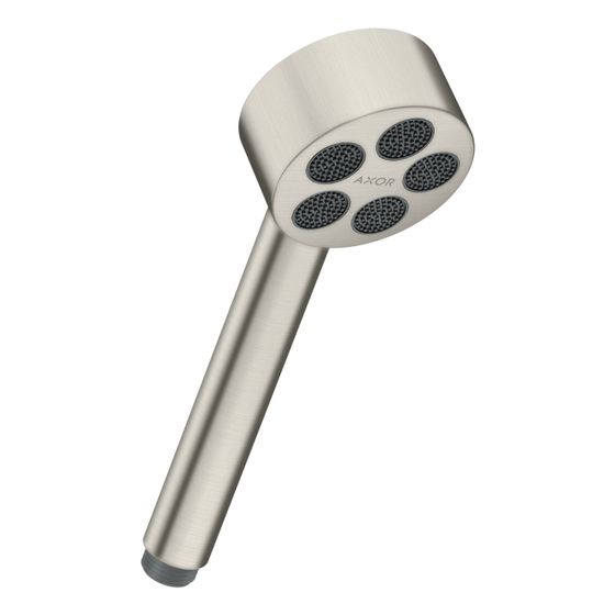 Hansgrohe AXOR One Handbrause 75mm, 9,1l/min, 1jet EcoSmart, Edelstahl Optic