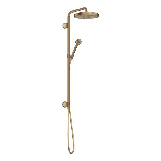 Hansgrohe AXOR One Showerpipe Duschsystem 280mm, 12,7l/min, 1jet Unterputz, DN 15, Brushed Bronze