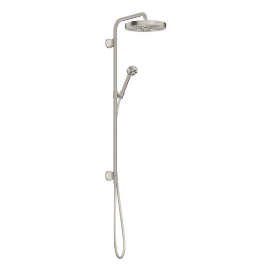 Hansgrohe AXOR One Showerpipe Duschsystem 280mm, 12,7l/min, 1jet Unterputz, DN 15, Edelstahl Optic