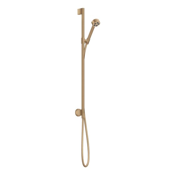 Hansgrohe AXOR One Brauseset 75mm, 9,1l/min, 1jet EcoSmart, Wandanschluss, Brushed Bronze