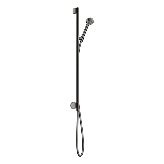 Hansgrohe AXOR One Brauseset 75mm, 9,1l/min, 1jet EcoSmart, Wandanschluss, Polished Black Chrome