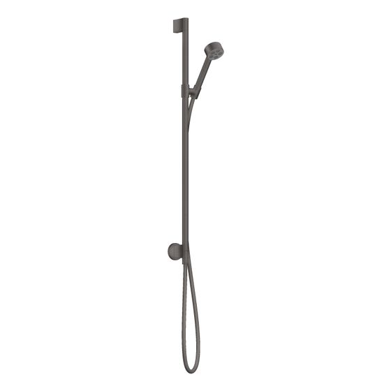 Hansgrohe AXOR One Brauseset 75mm, 9,1l/min, 1jet EcoSmart, Wandanschluss, Brushed Black Chrome