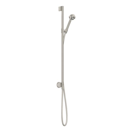 Hansgrohe AXOR One Brauseset 75mm, 9,1l/min, 1jet EcoSmart, Wandanschluss, Edelstahl Optic