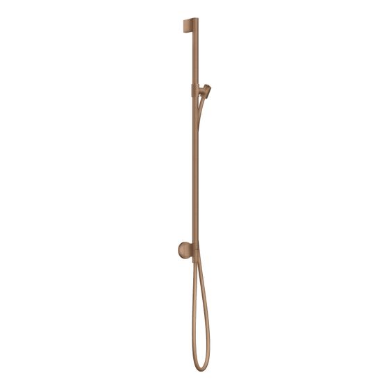 Hansgrohe AXOR One Brausestange 90cm, Wandanschluss, Brauseschlauch 160cm, Brushed Red Gold