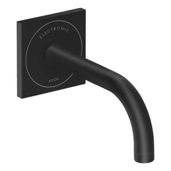 Hansgrohe AXOR Uno Elektronik-Waschtischmischer Unterputz, 5l/min, Auslauf 165mm, Mattschwarz