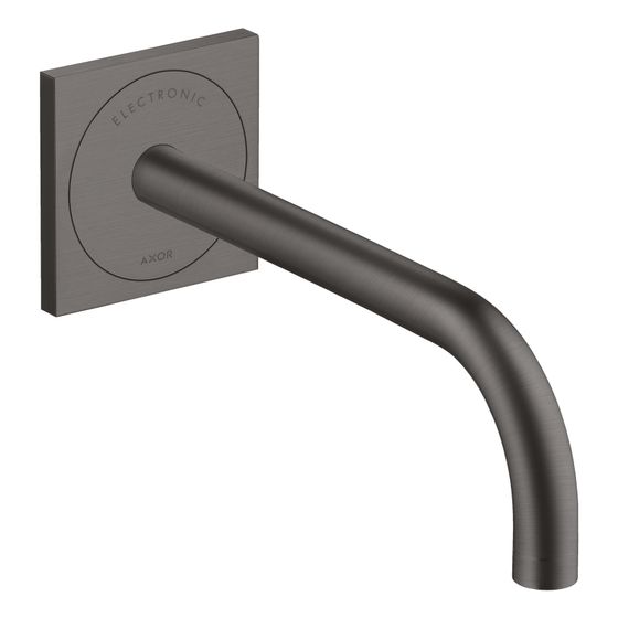Hansgrohe AXOR Uno Elektronik-Waschtischmischer Unterputz, 5l/min, Auslauf 225mm, Brushed Black Chrome