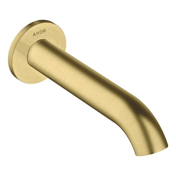Hansgrohe AXOR Uno Wanneneinlauf, 19l/min, gebogen, Brushed Brass