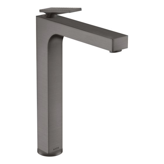 Hansgrohe AXOR Citterio Einhebel-Waschtischmischer 280mm, 5l/min, Hebel-Grifffür AWT, Abl., Rautenschliff, Brushed Black Chrome