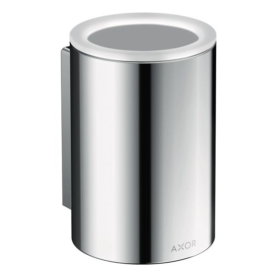 Hansgrohe Zahnputzbecher AXOR Universal Circular, 114x84x76mm, Metall/Glas, Chrom