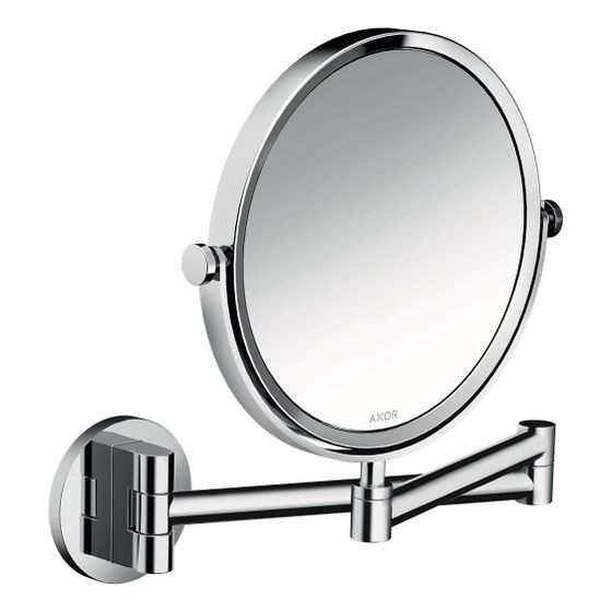 Hansgrohe AXOR Universal Circular Rasierspiegel, 5-fach Vergrößerung, neigbar, schwenkbar, Chrom