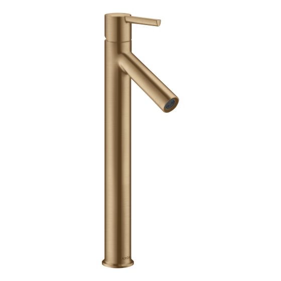 Hansgrohe AXOR Starck Einhebel-Waschtischmischer 250mm, 5l/min, Hebel-Grifffür AWT, Ablaufgarnitur, Brushed Bronze