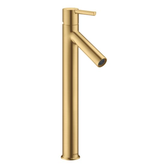 Hansgrohe AXOR Starck Einhebel-Waschtischmischer 250mm, 5l/min, Hebel-Grifffür AWT, Ablaufgarnitur, Brushed Gold Optic