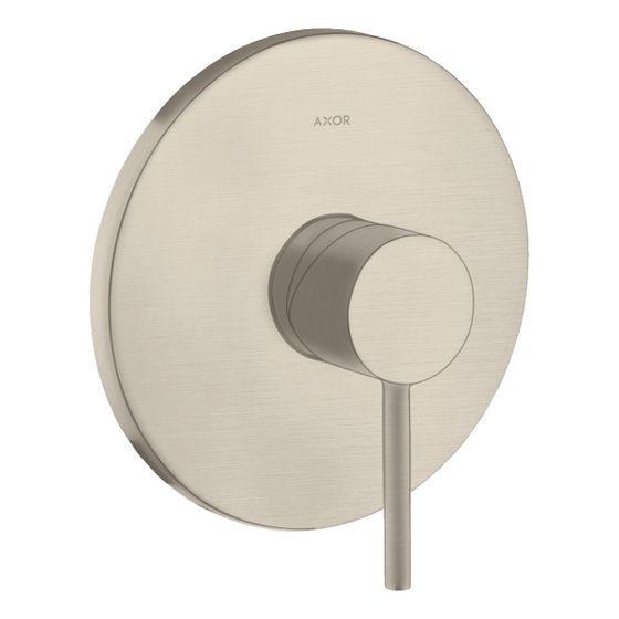 Hansgrohe AXOR Starck Einhebel-Brausemischer Unterputz, 29l/min, Pin-Griff, Brushed Nickel