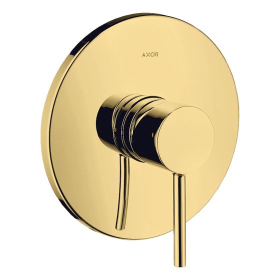 Hansgrohe AXOR Starck Einhebel-Brausemischer Unterputz, 29l/min, Pin-Griff, Polished Gold Optic