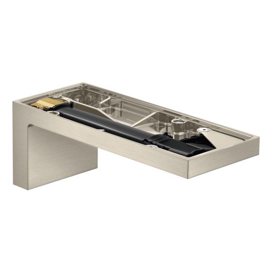 Hansgrohe AXOR MyEdition Wanneneinlauf, 24l/min, ohne Platte, Brushed Nickel