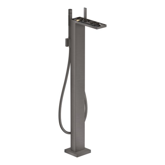 Hansgrohe AXOR MyEdition Einhebel-Wannenmischer bodenstehend, 20l/min, ohne Platte, Brushed Black Chrome