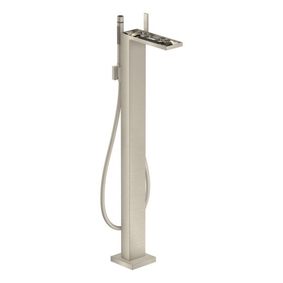 Hansgrohe AXOR MyEdition Einhebel-Wannenmischer bodenstehend, 20l/min, ohne Platte, Brushed Nickel