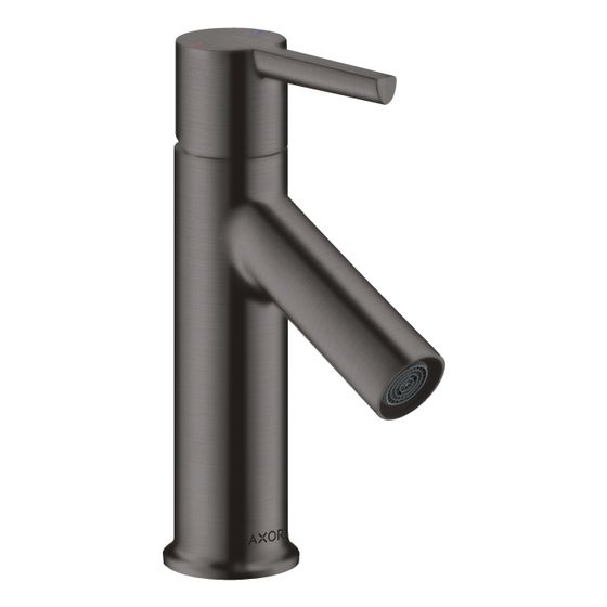 Hansgrohe AXOR Starck Einhebel-Waschtischmischer 80mm, 5l/min, Hebel-Grifffür HWB, Zugstangen-Ablaufg., Brushed Black Chrome