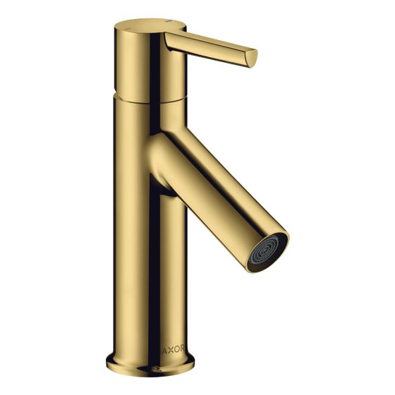 Hansgrohe AXOR Starck Einhebel-Waschtischmischer 80mm, 5l/min, Hebel-Grifffür HWB, Zugstangen-Ablaufg., Polished Gold Optic