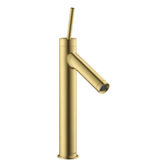 Hansgrohe AXOR Starck Einhebel-Waschtischmischer 170mm, 5l/min, Pin-Griff, Ablaufgarnitur, Brushed Brass
