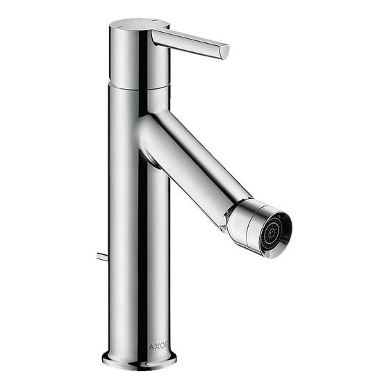 Hansgrohe AXOR Starck Einhebel-Bidetmischer, 7,5l/min, Hebelgriff, Zugstangen-Ablaufgarnitur, Chrom