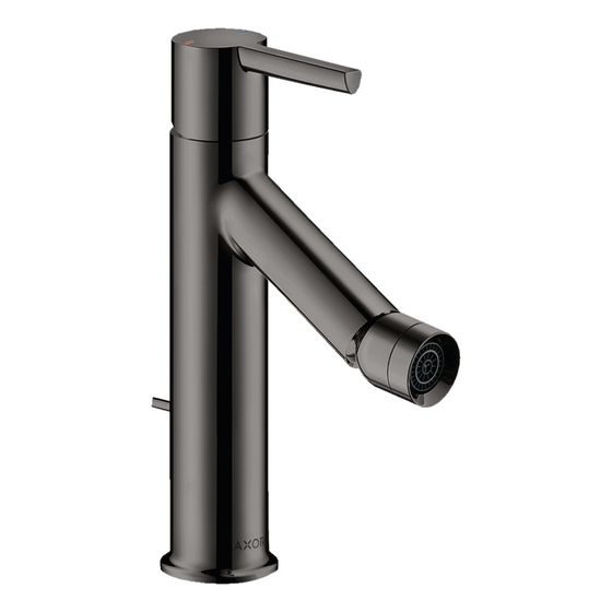 Hansgrohe AXOR Starck Einhebel-Bidetmischer, 7,5l/min, Hebelgriff, Zugstangen-Ablaufgarnitur, Polished Black Chrome