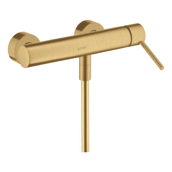 Hansgrohe AXOR Starck Einhebel-Brausemischer Aufputz, 28l/min, Pin-Griff, Brushed Gold Optic
