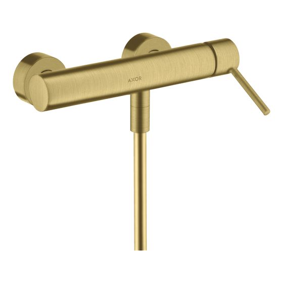 Hansgrohe AXOR Starck Einhebel-Brausemischer Aufputz, 28l/min, Pin-Griff, Brushed Brass