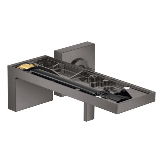 Hansgrohe AXOR MyEdition Einhebel-Waschtischmischer UP, 5l/min, für Wandm., Auslauf 221mm ohne Platte, Brushed Black Chrome