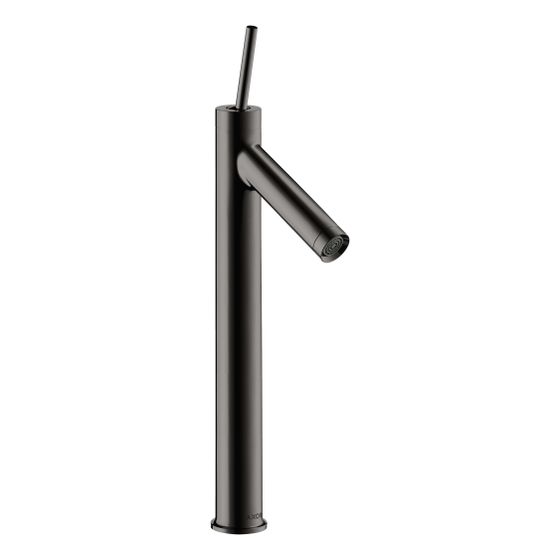 Hansgrohe AXOR Starck Einhebel-Waschtischmischer 250mm, 5l/min, Pin-Griff für AWT, Ablaufgarnitur, Polished Black Chrome