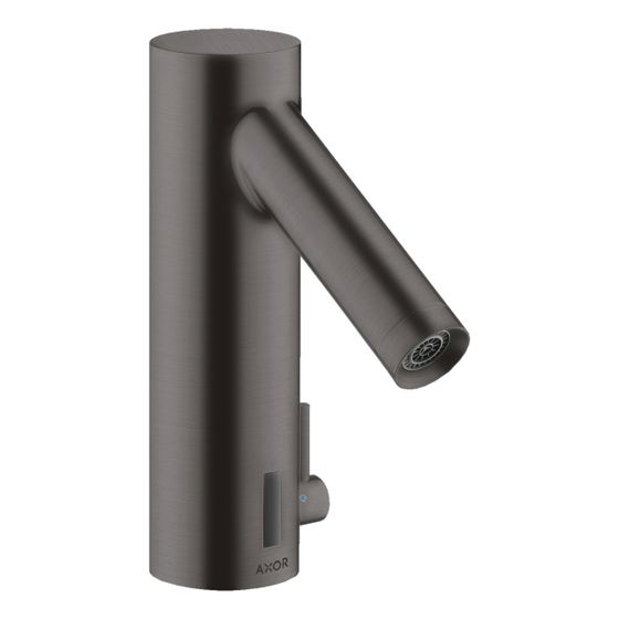 Hansgrohe AXOR Starck Elektronik-Waschtischmischer, 5l/min, Temperaturregulierung Batteriebetrieb, Brushed Black Chrome