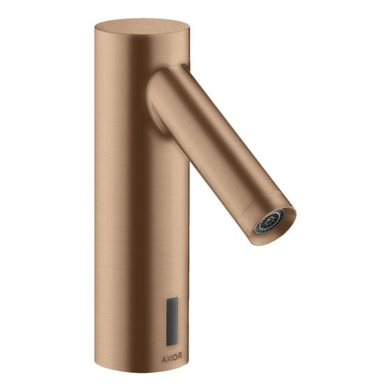 Hansgrohe AXOR Starck Elektronik-Waschtischmischer, 5l/min, Temperaturvoreinstellung Netzans. 230V, Brushed Red Gold