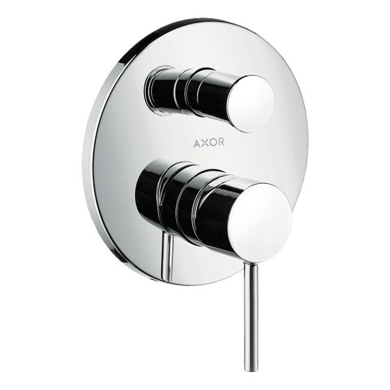 Hansgrohe AXOR Starck Einhebel-Wannenmischer Unterputz, 26l/min, Pin-Griff, integrierter Sicherungskombination, Chrom