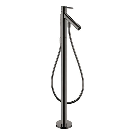 Hansgrohe AXOR Starck Einhebel-Wannenmischer bodenstehend, 18l/min, Pin-Griff, Polished Black Chrome