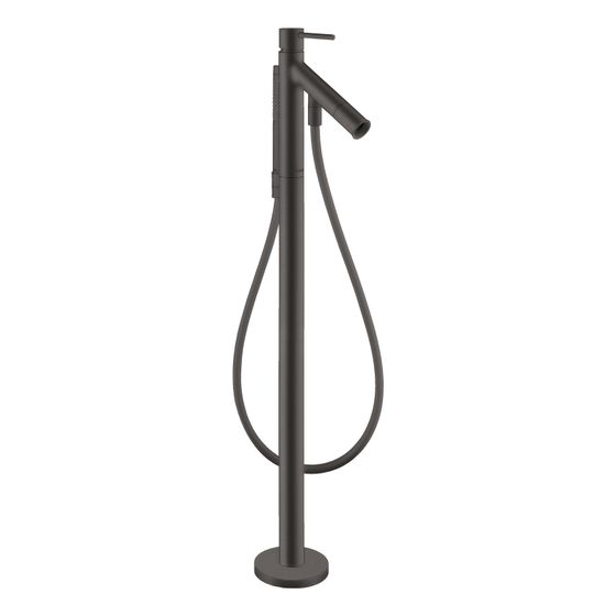 Hansgrohe AXOR Starck Einhebel-Wannenmischer bodenstehend, 18l/min, Pin-Griff, Brushed Black Chrome